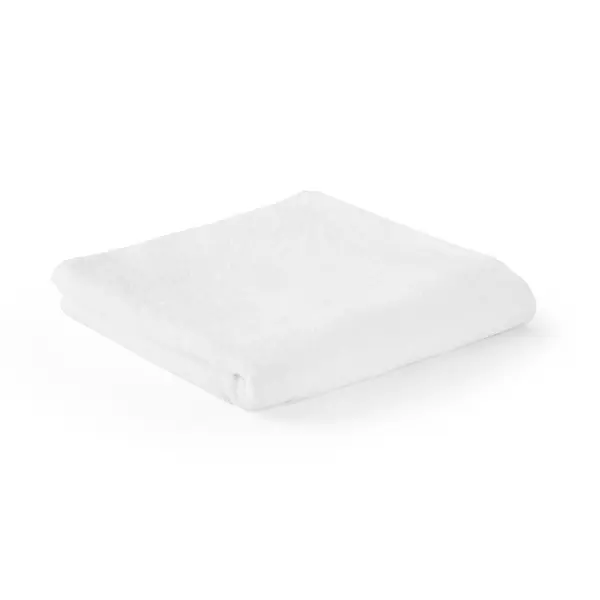 Badehandtuch (500g/m²) aus Baumwolle (82%) und recycelter Baumwolle (18%)