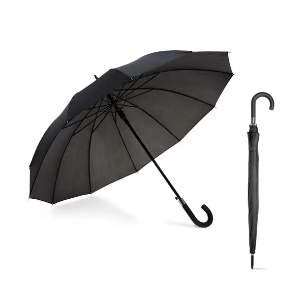 Regenschirm mit 12 Stangen aus 190T-Polyester mit automatischer Öffnung – Ansicht 3