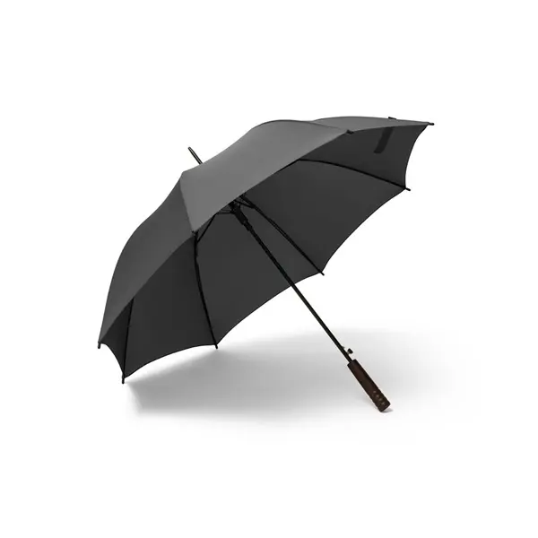 Regenschirm aus recyceltem Polyester (100% rPET) Pongé mit automatischer Öffnung – Werbeartikel mit Logo bedrucken
