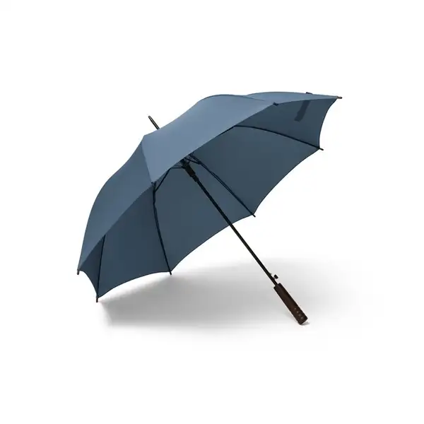 Regenschirm aus recyceltem Polyester (100% rPET) Pongé mit automatischer Öffnung – Ansicht 4