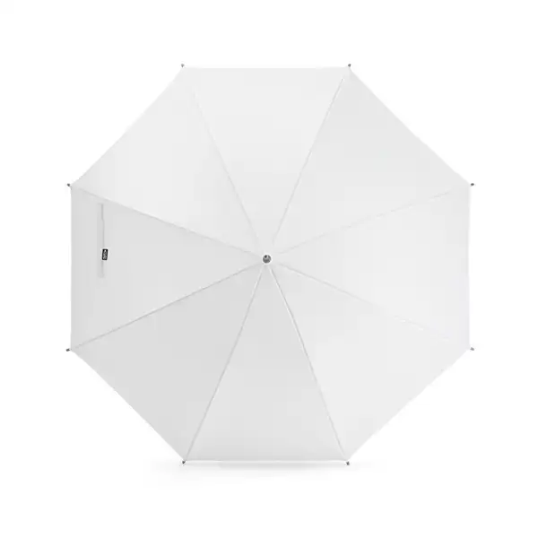 Regenschirm aus recyceltem Polyester (100% rPET) Pongé mit automatischer Öffnung – Ansicht 9