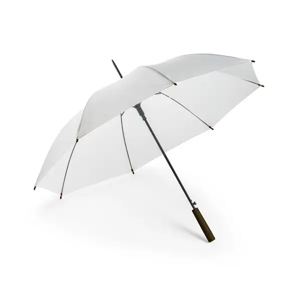 Regenschirm aus recyceltem Polyester (100% rPET) Pongé mit automatischer Öffnung – Ansicht 7