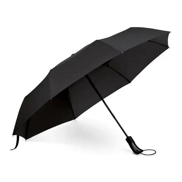 Regenschirm aus 190T Pongé mit automatischer Öffnung und Schließung – Ansicht 1