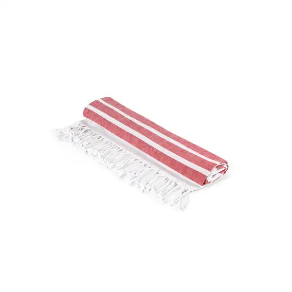 Strandtuch aus Baumwolle (70% recycelt) und Polyester (30% recycelt) (180 g/m²) – Ansicht 1