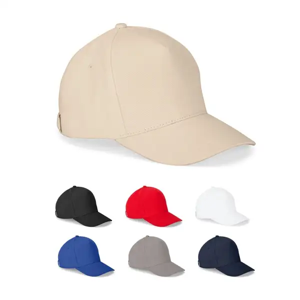 Kappe aus 100% Baumwolle (260gsm) mit 5 Segmenten – Ansicht 36