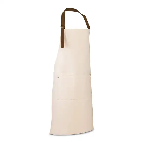 Schürze aus 100% Canvas-Baumwolle (320 g/m²) mit Metalldetails – Ansicht 1