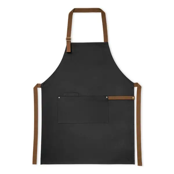 Schürze aus 100% Canvas-Baumwolle (300 g/m²) mit Metalldetails – Ansicht 2
