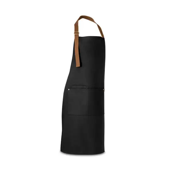 Schürze aus 100% Canvas-Baumwolle (300 g/m²) mit Metalldetails – Ansicht 1