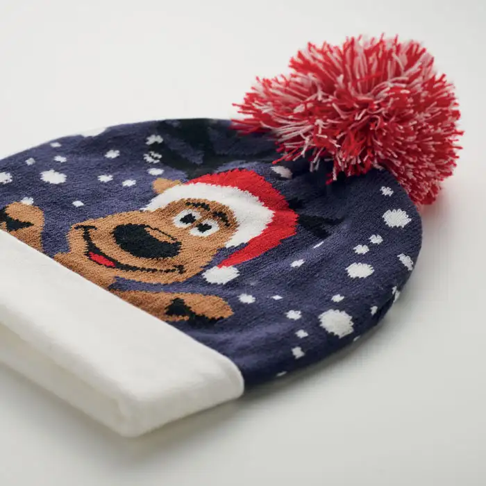 Weihnachtliche Strickmütze – Ansicht 3