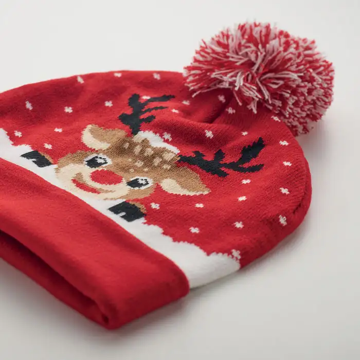Weihnachtliche Strickmütze – Ansicht 8