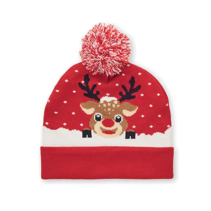 Weihnachtliche Strickmütze – Ansicht 4