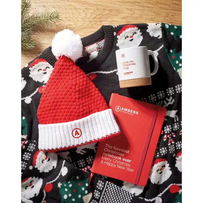 Weihnachtliche Strickmütze – Ansicht 6