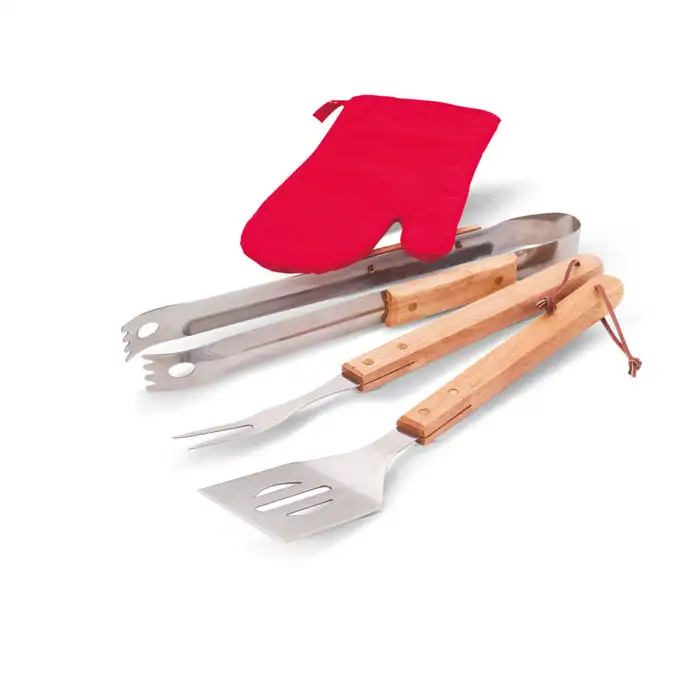 BBQ Schürze mit BBQ Werkzeug – Ansicht 3