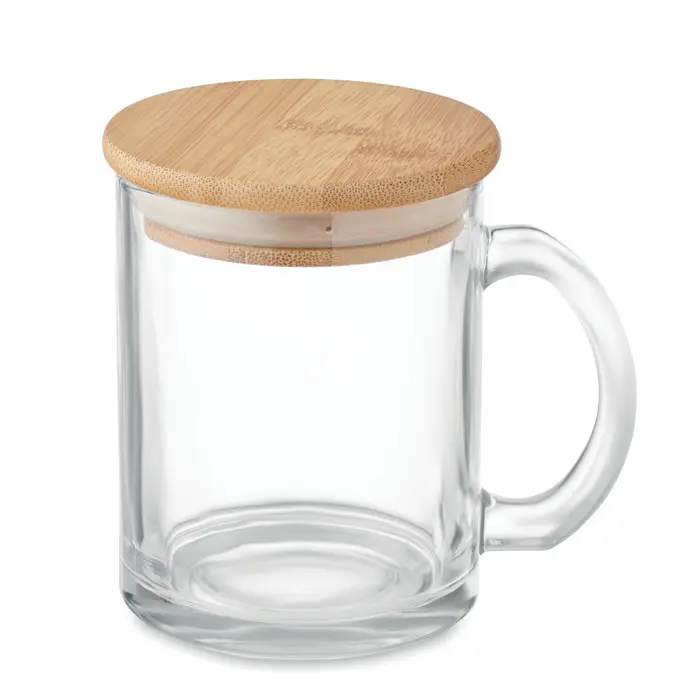 Becher recyceltes Glas 300 ml – Werbeartikel mit Logo bedrucken