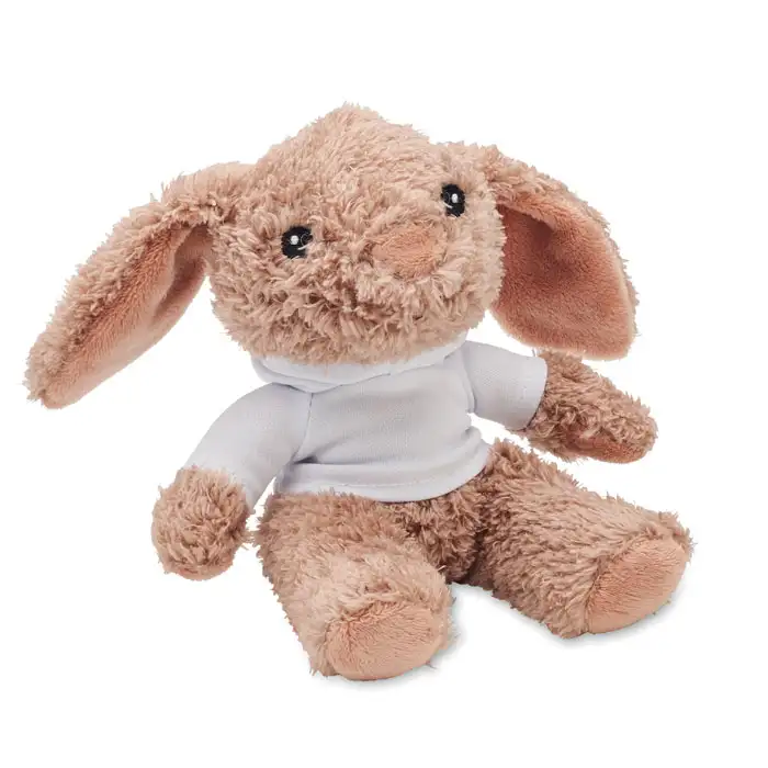 Plüsch-Hase mit Hoody – Ansicht 1