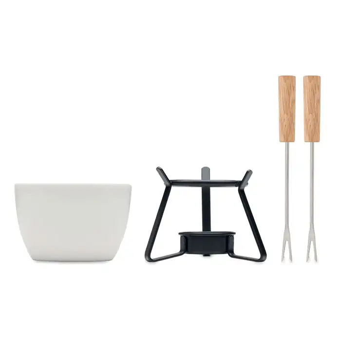 Keramik-Fondue-Set 240 ml – Ansicht 2