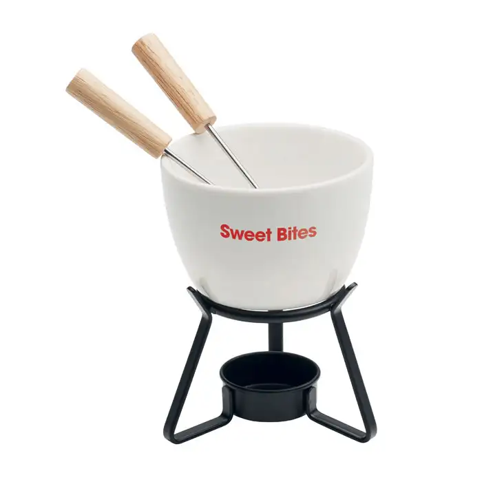 Keramik-Fondue-Set 240 ml – Ansicht 3