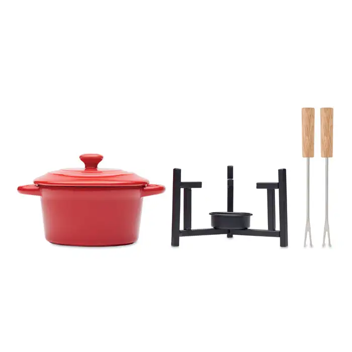 Keramik-Fondue-Set 300 ml – Ansicht 2