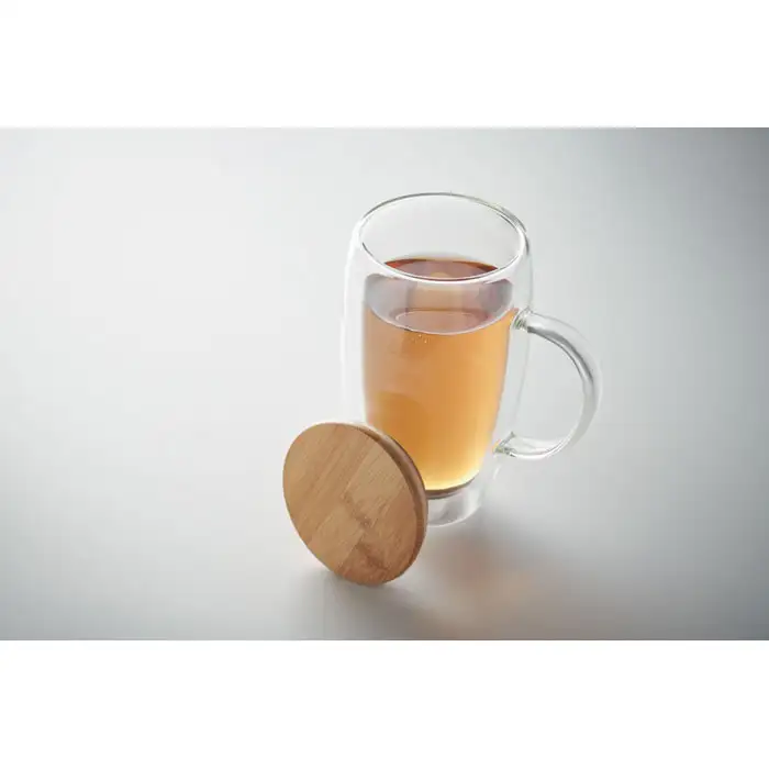 Doppelwandiger Glasbecher 450ml – Ansicht 5