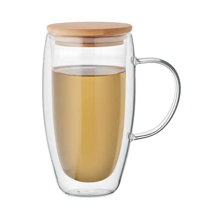 Doppelwandiger Glasbecher 450ml – Ansicht 7