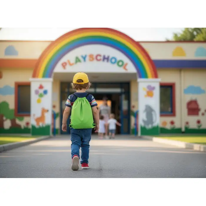 Beutel für Kinder 190T RPET – Ansicht 18