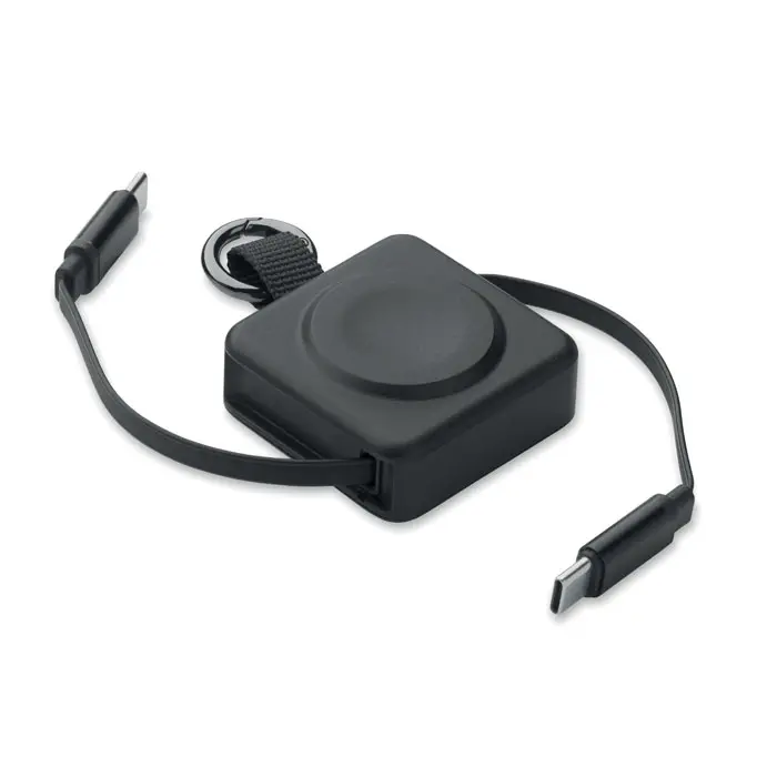 Einziehbares 100W-Typ-C-Kabel – Werbeartikel mit Logo bedrucken