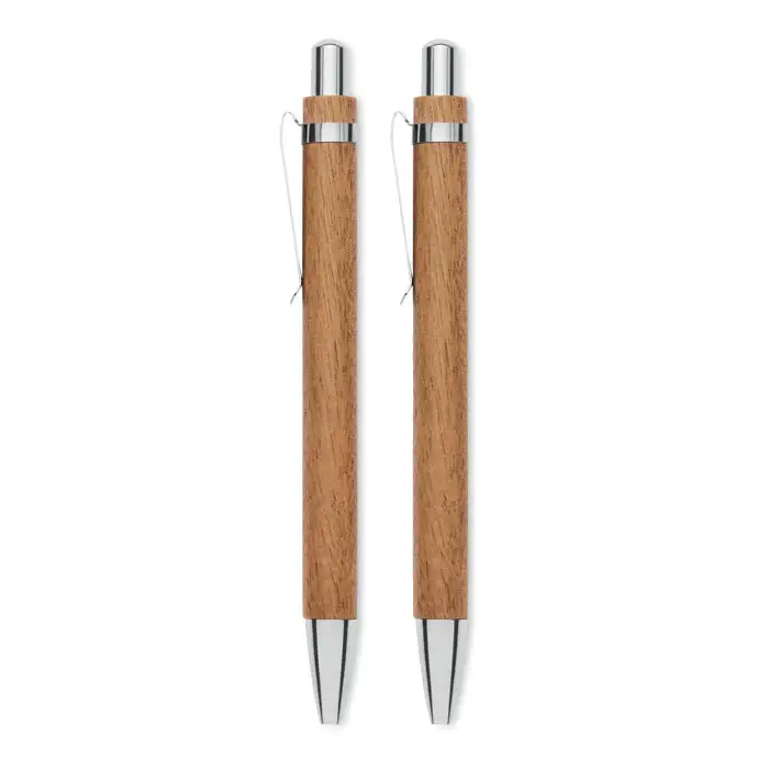Schreibgeräte-Set Akazienholz – Ansicht 6