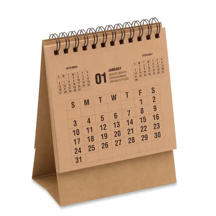4-Jahres-Tischkalender – Ansicht 1