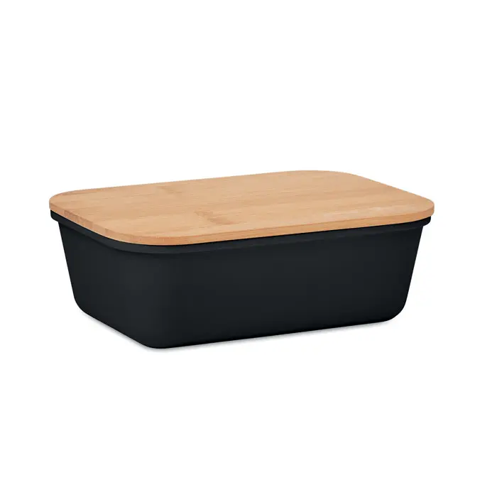 Lunch box mit bambus deckel
