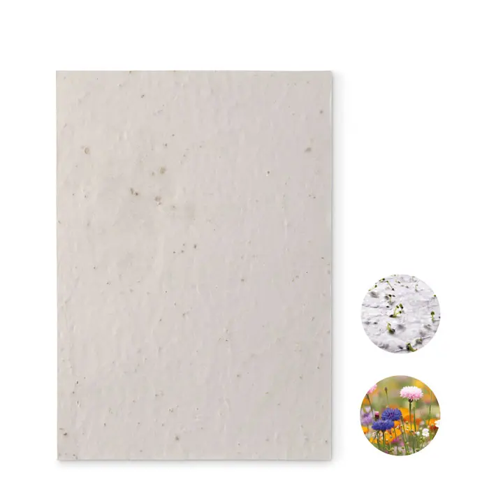 DIN A5 Wildblumen-Samenpapier