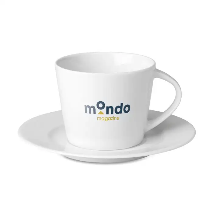 Cappuccino Tasse und Untertasse – Ansicht 4
