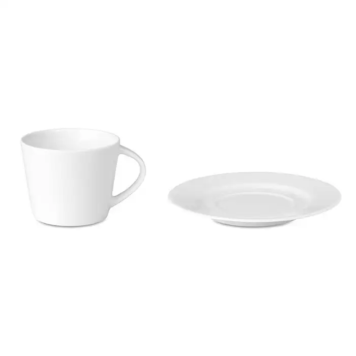 Cappuccino Tasse und Untertasse – Ansicht 3