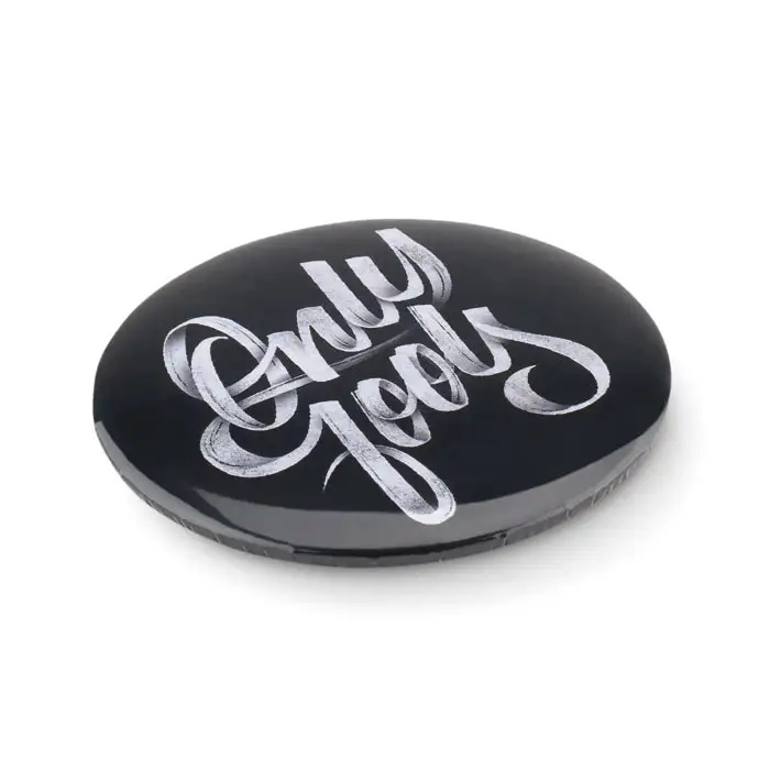 Badge mit Make-up Spiegel – Ansicht 2