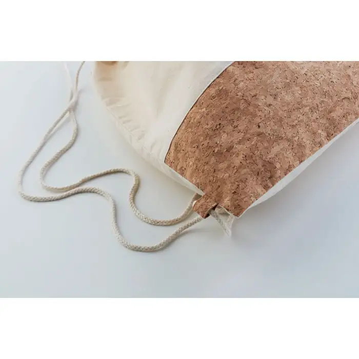 Beutel mit Kordelzug Kork – Ansicht 2