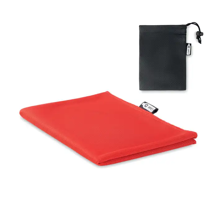 RPET Sporthandtuch mit Beutel – Ansicht 6