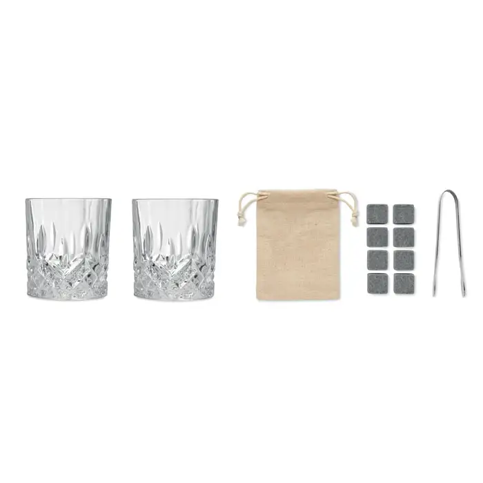 Whisky Set in Bambus Box – Ansicht 2