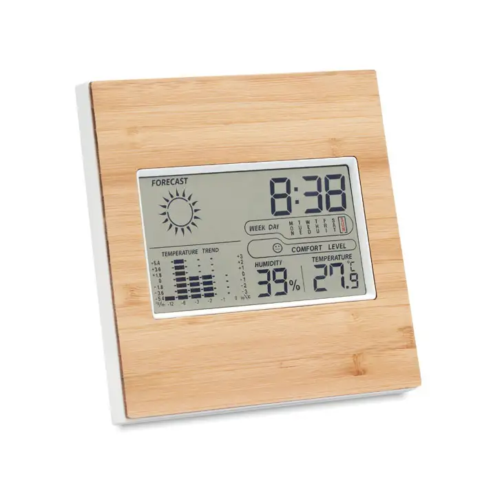 Wetterstation Bambus – Ansicht 1