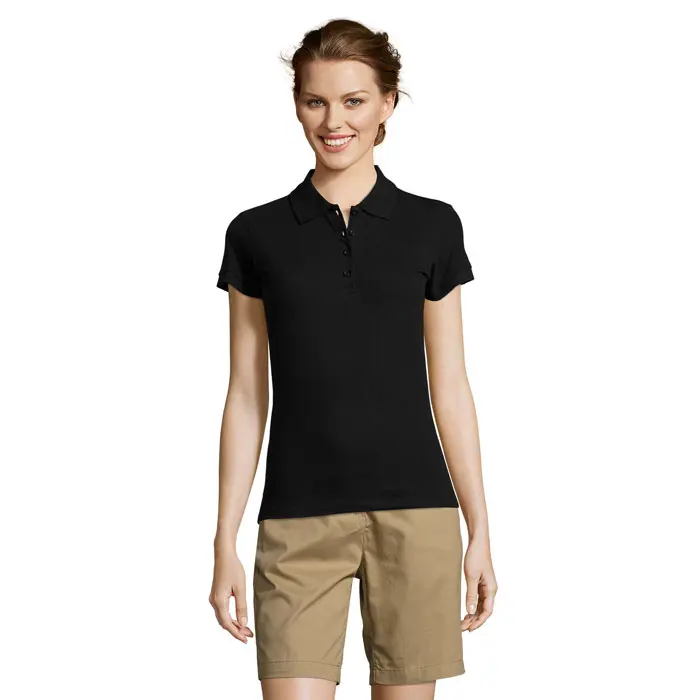 PEOPLE DAMEN POLO 210g – Werbeartikel mit Logo bedrucken
