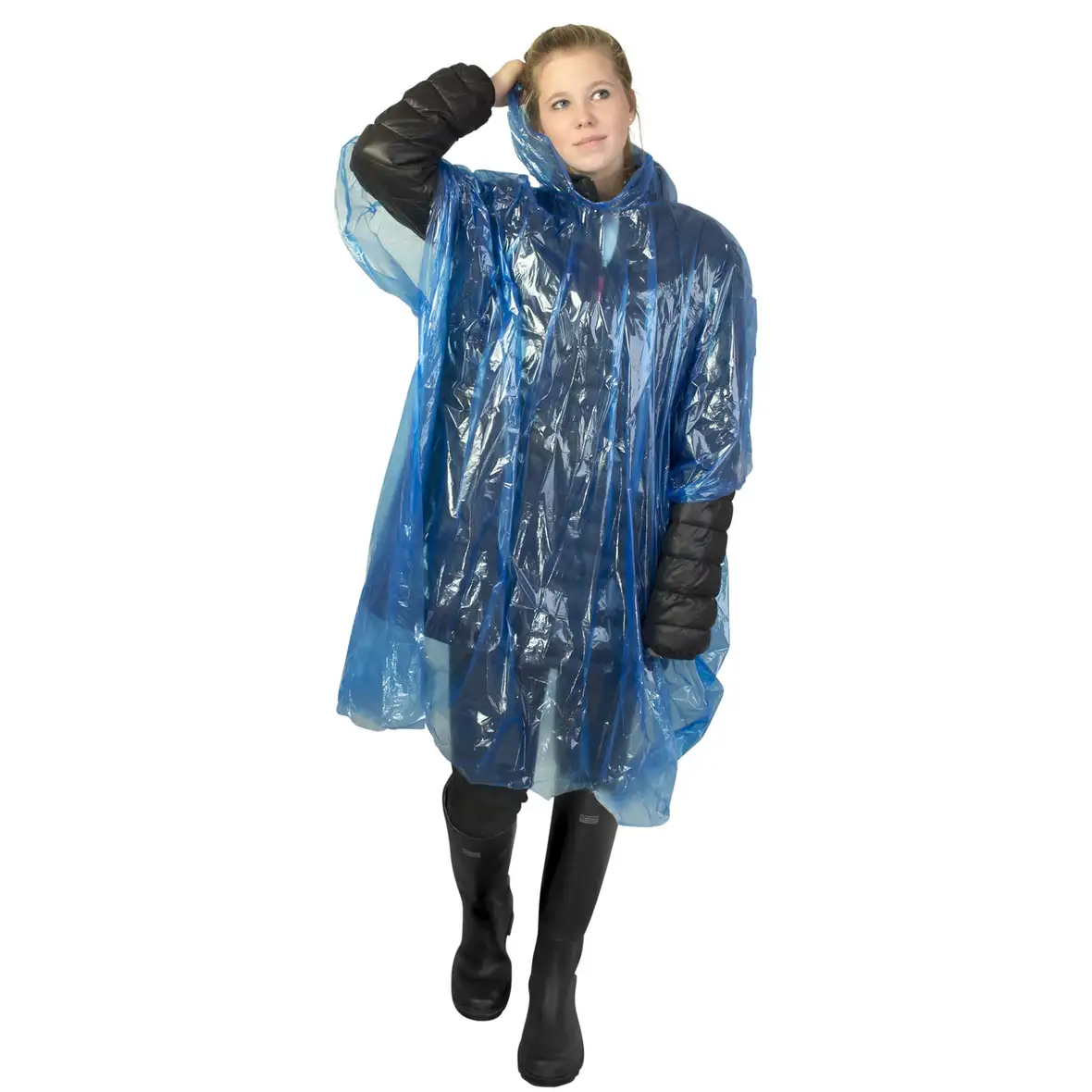 Einweg Regenponcho mit Hülle – Ansicht 6