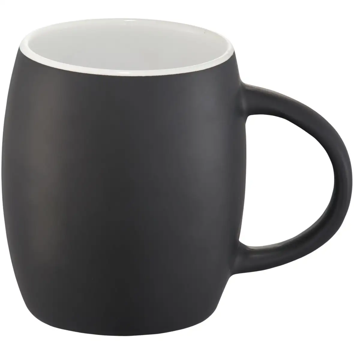 400 ml Keramiktasse mit Holz Untersetzer – Ansicht 2