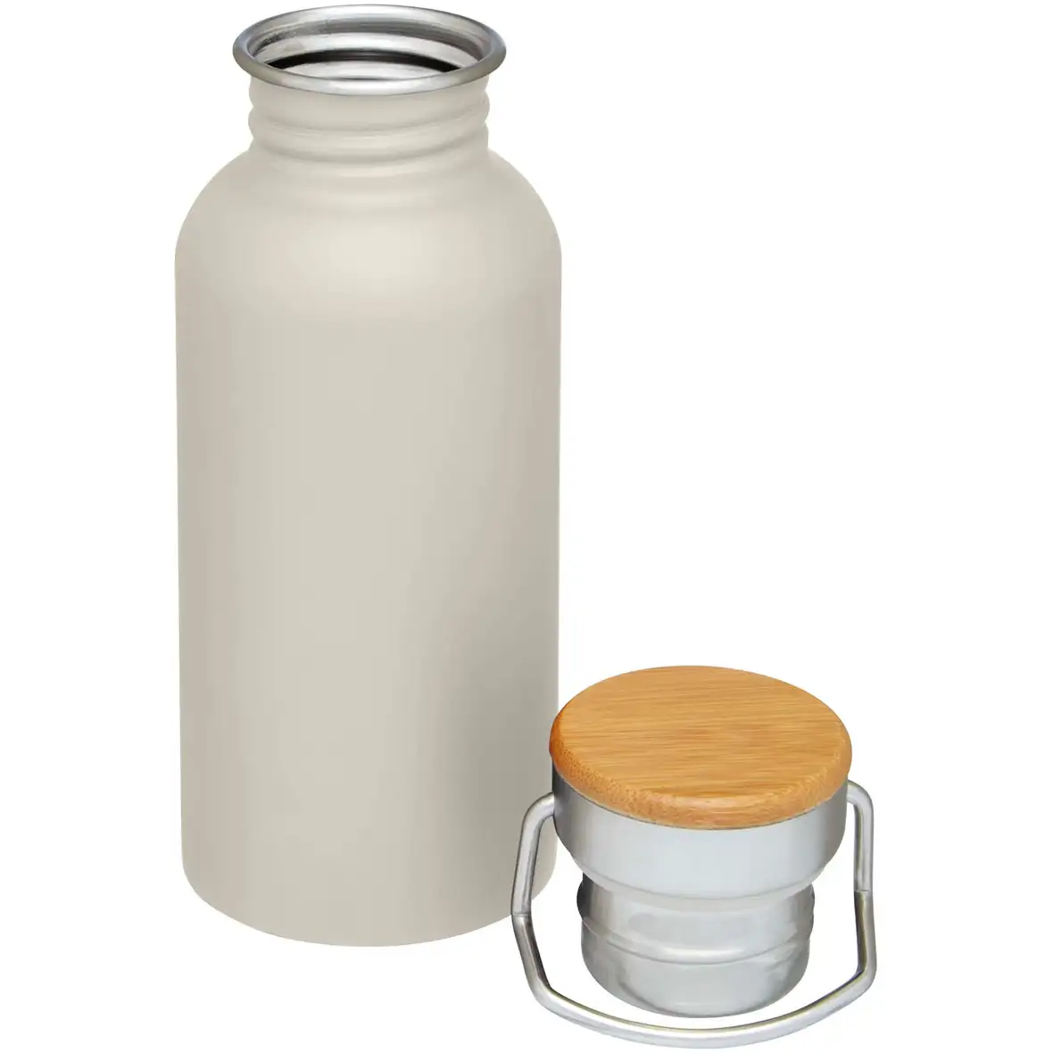 550 ml einwandige Trinkflasche aus recyceltem Edelstahl – Ansicht 7