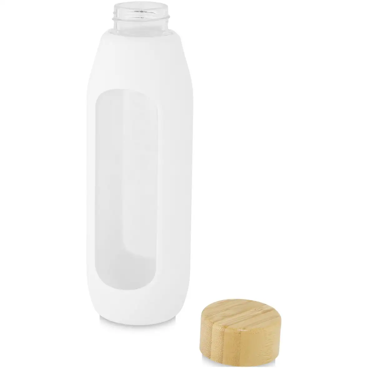 600 ml Flasche aus Borosilikatglas mit Silikongriff – Ansicht 3