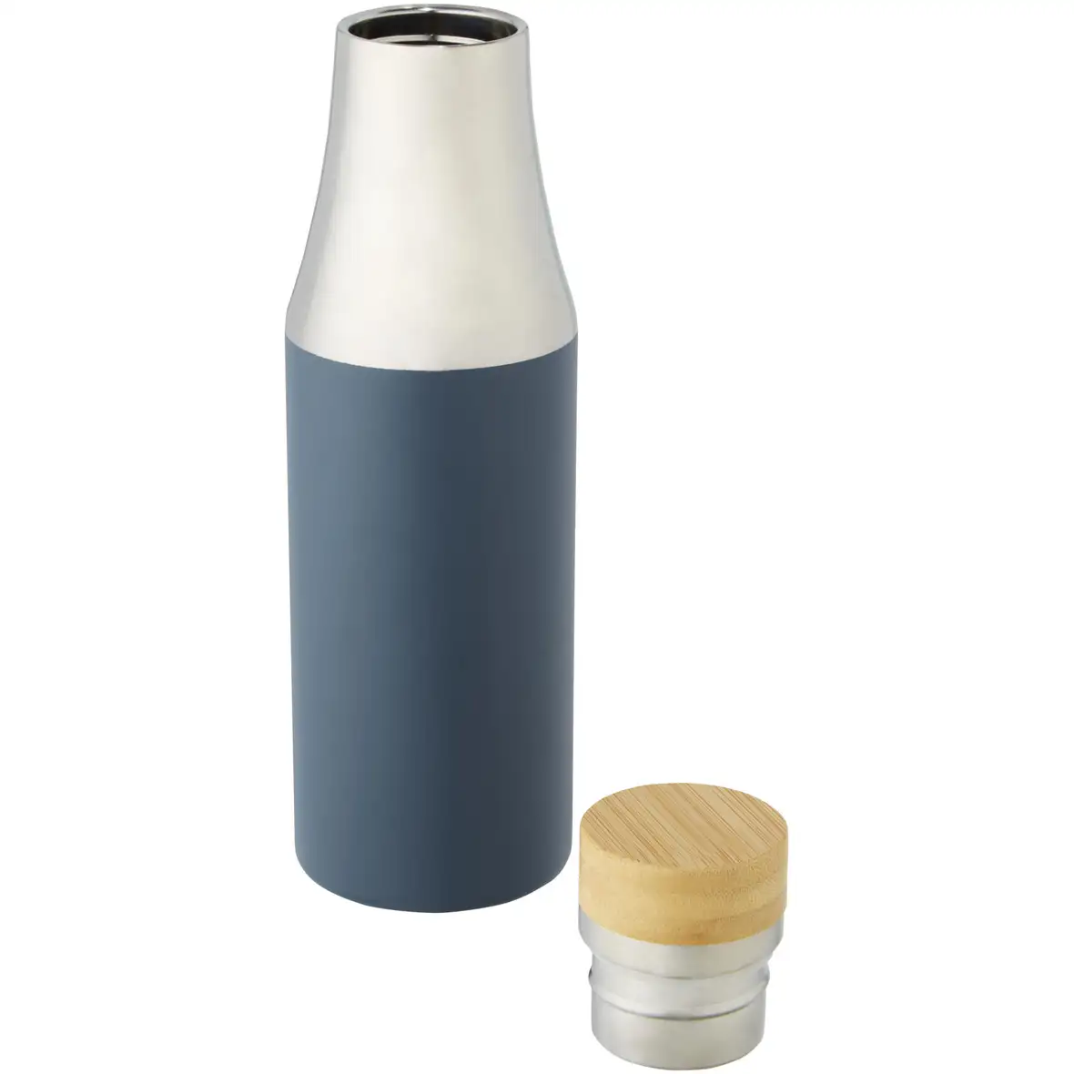 540 ml Kupfer-Vakuum Isolierflasche mit Bambusdeckel – Ansicht 8