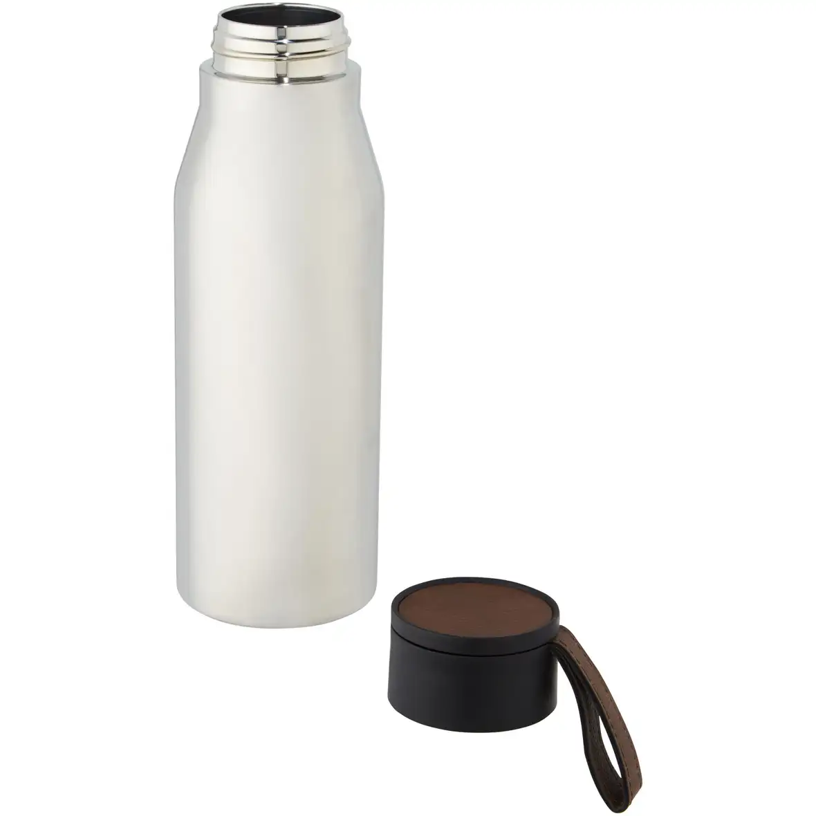 500 ml Kupfer-Vakuum Isolierflasche mit PU Kunststoffband und Deckel – Ansicht 4