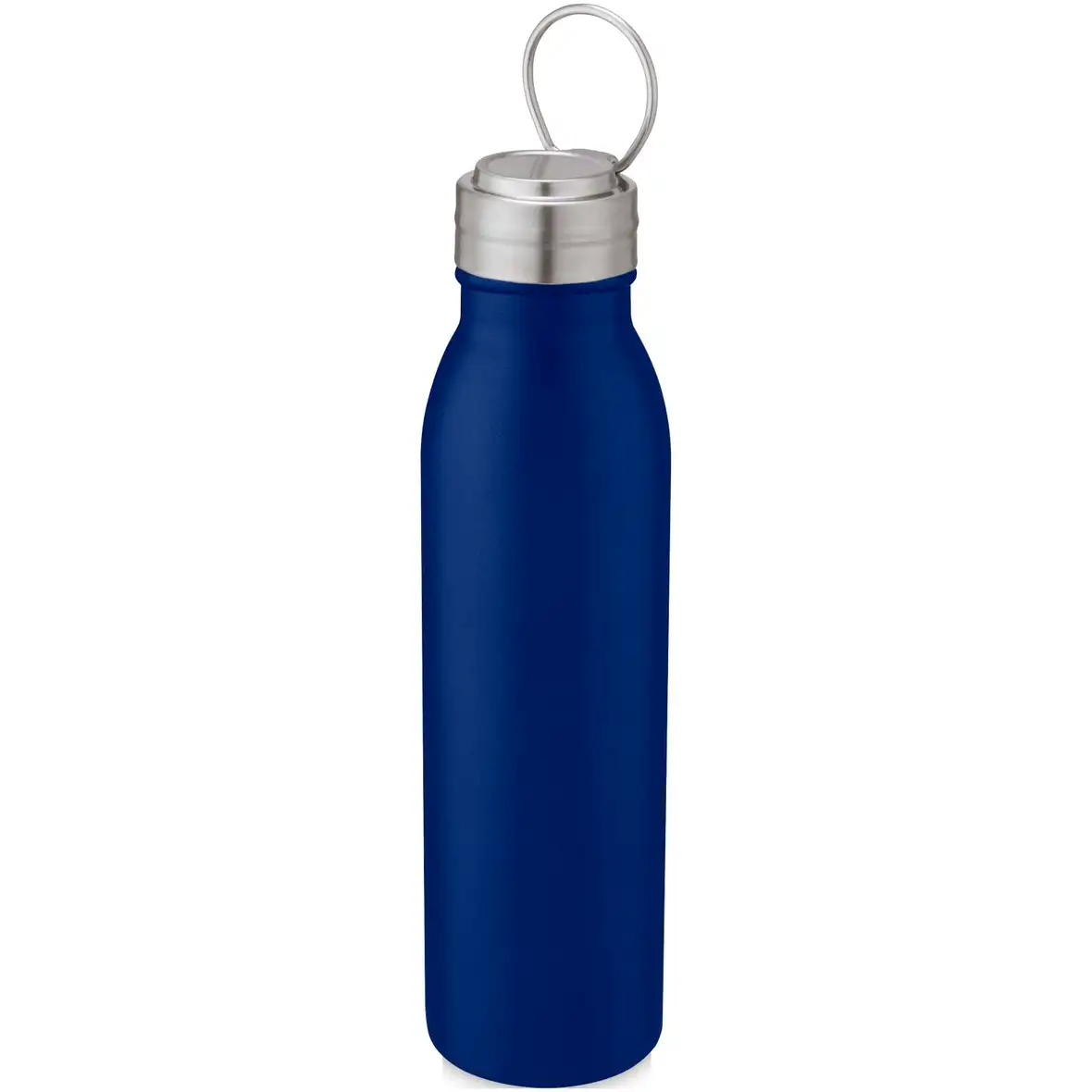 700 ml Sportflasche aus Edelstahl mit Metallschlaufe – Ansicht 1