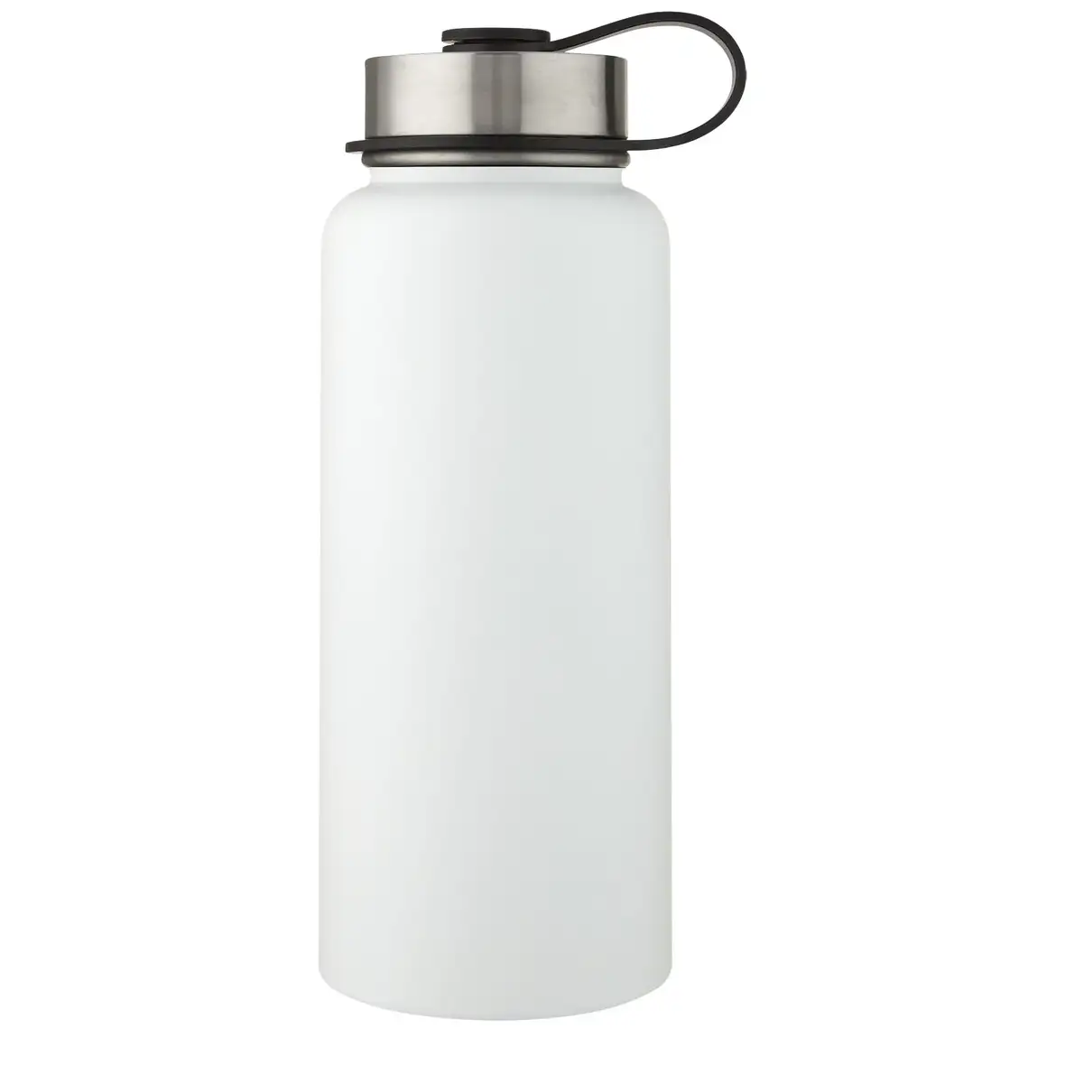 1 l Kupfer-Vakuum Isolierflasche mit 2 Deckeln – Ansicht 2