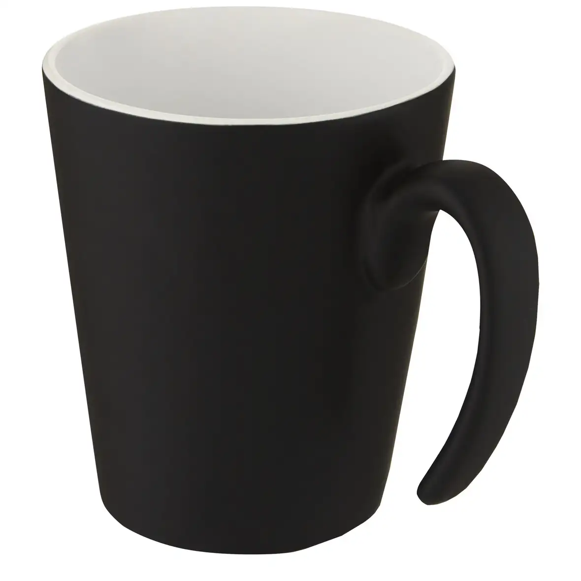 360 ml Keramikbecher mit Henkel – Ansicht 1