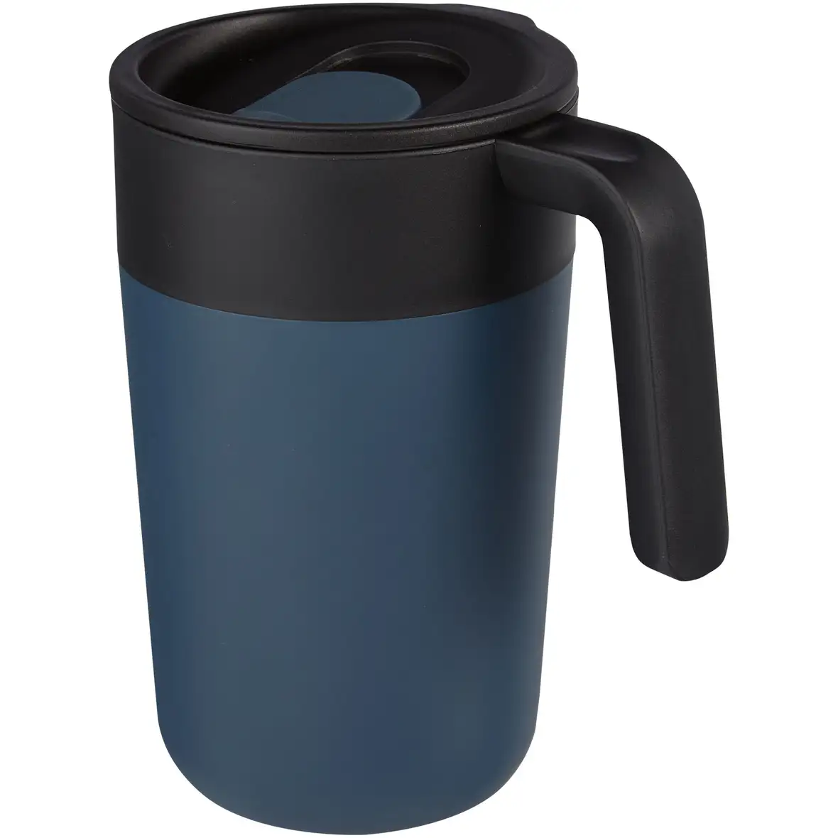 400 ml doppelwandiger Becher aus Recyclingmaterial – Ansicht 1