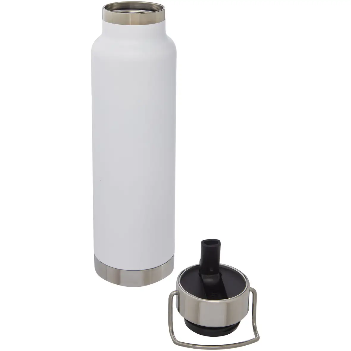 750 ml Kupfer-Vakuum Sportflasche mit Trinkhalm – Ansicht 4