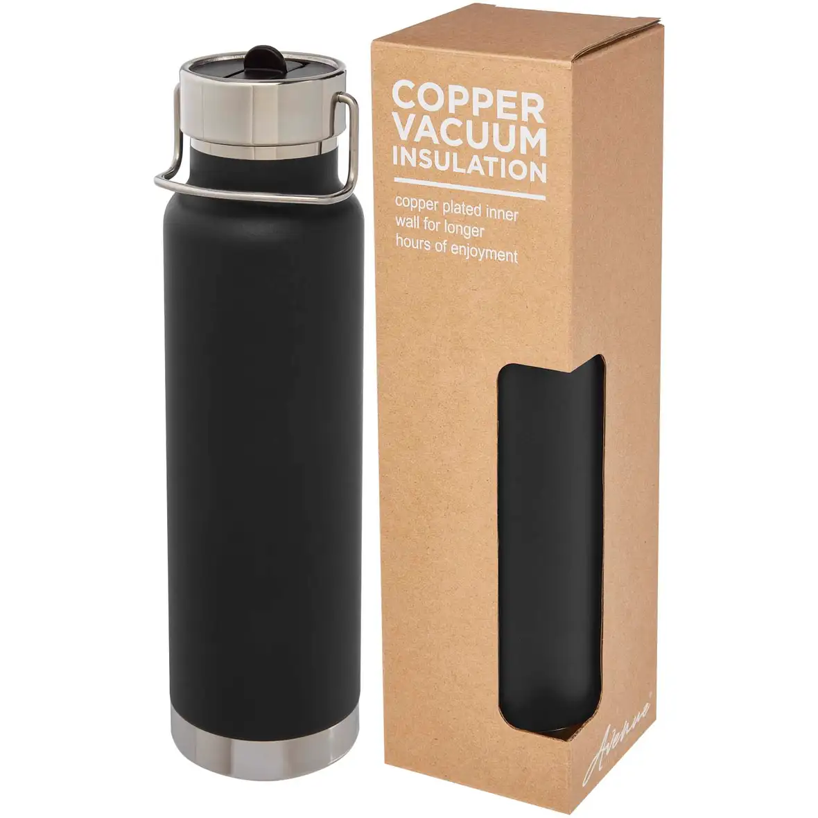 750 ml Kupfer-Vakuum Sportflasche mit Trinkhalm – Ansicht 18